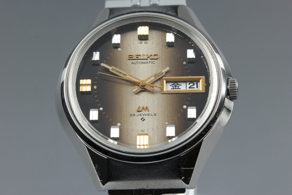 Near MINT SEIKO Lord Matic 5606-7290 Brown Auto 35.3mm Men's Watch 1973