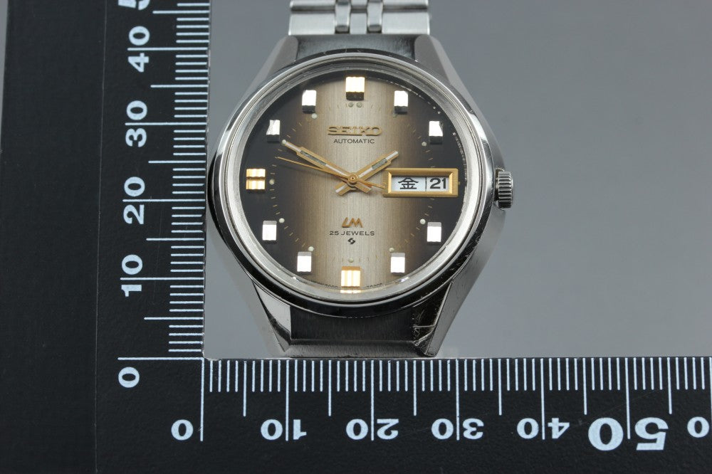 Near MINT SEIKO Lord Matic 5606-7290 Brown Auto 35.3mm Men's Watch 1973