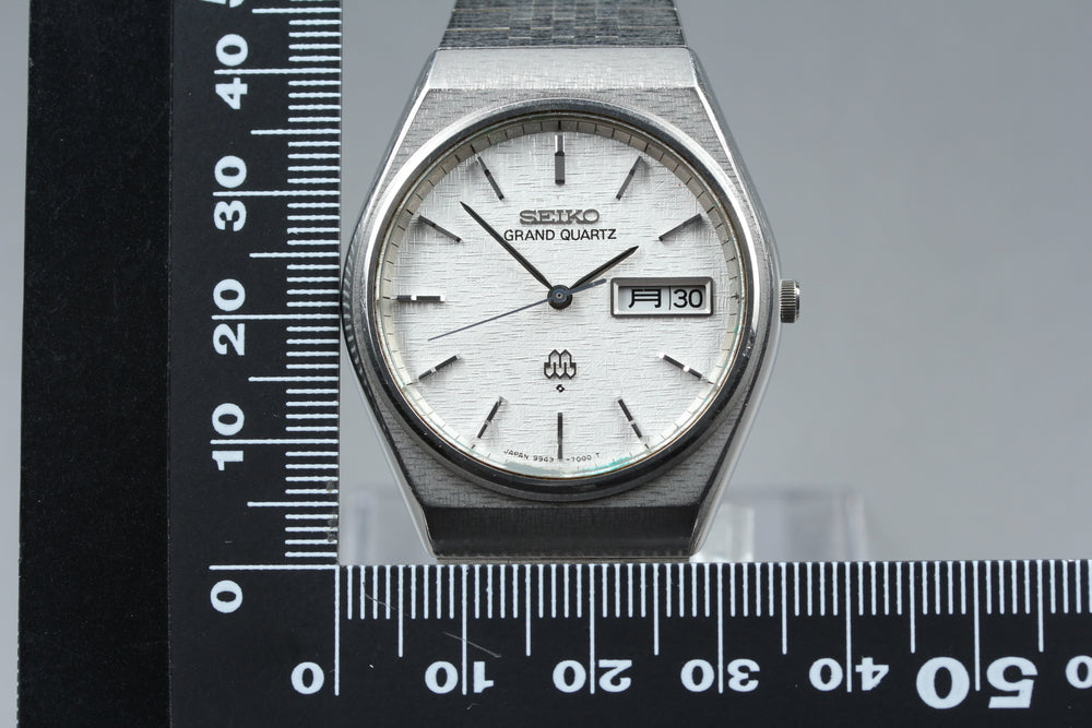 SEIKO Grand Quartz 9943-7000 Silver Quartz 35mm Men's Watch 1976