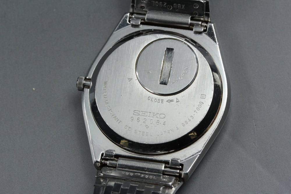 SEIKO Grand Quartz 9943-7000 Silver Quartz 35mm Men's Watch 1976
