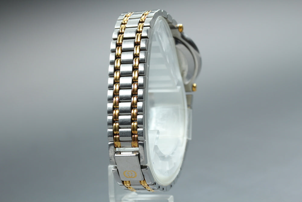 Near MINT GUCCI 9000L Gold Quartz 24.6mm Ladies Watch