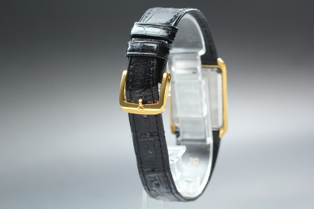 OMEGA De Ville Cal.1365 Black Quartz 25.4mm Men's Watch