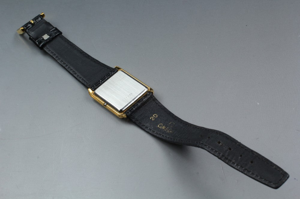 OMEGA De Ville Cal.1365 Black Quartz 25.4mm Men's Watch
