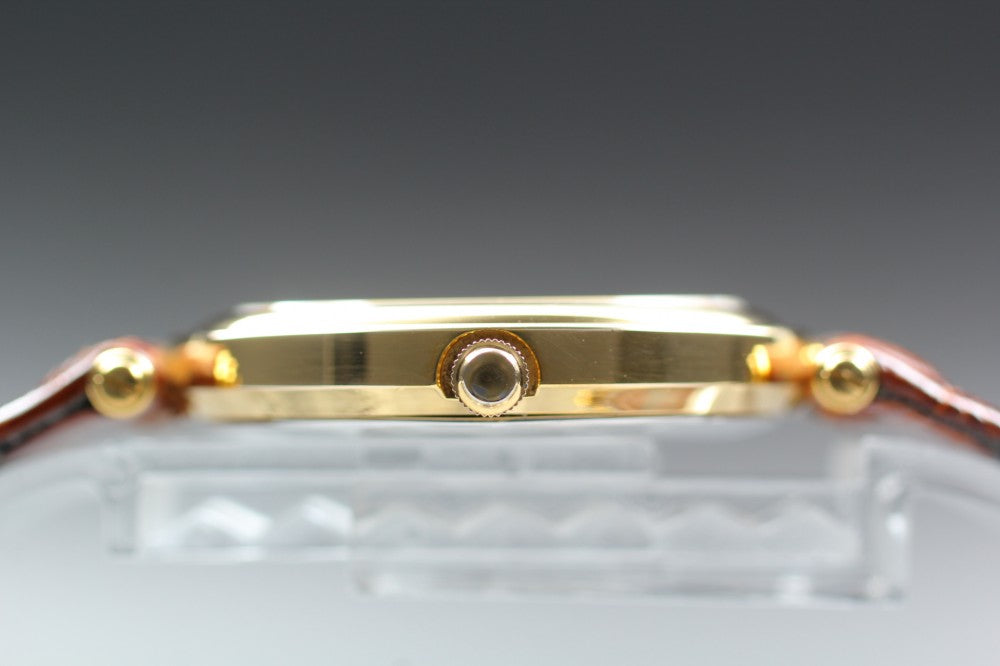 Near MINT Christian Dior 3006 Gold Quartz 32mm Men's Watch