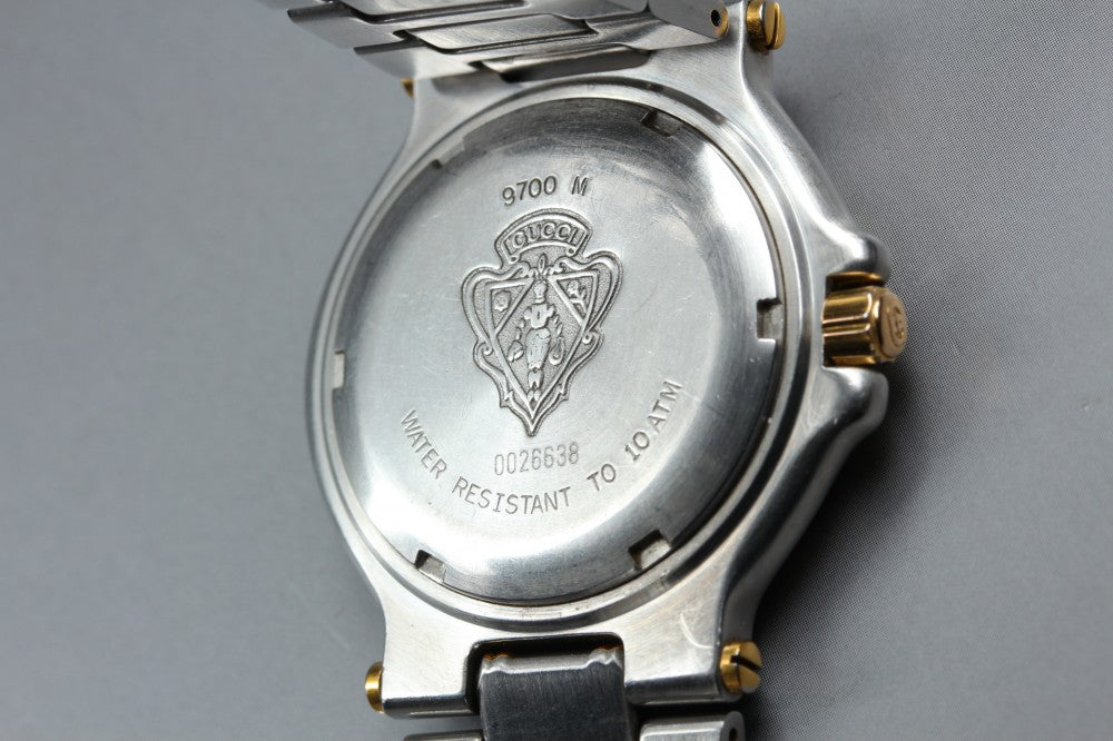 Near MINT GUCCI 9700M Quartz 36mm Men's Watch