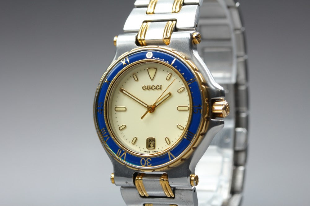 Near MINT GUCCI 9700M Quartz 36mm Men's Watch