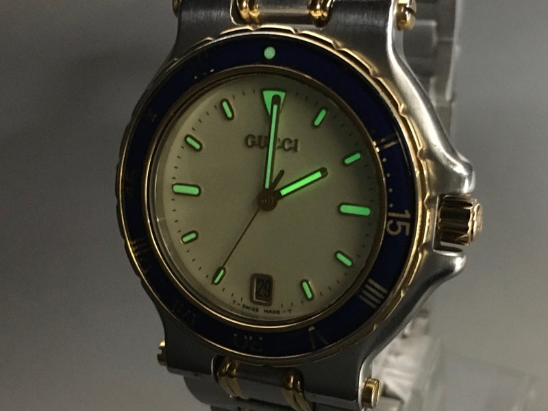 Near MINT GUCCI 9700M Quartz 36mm Men's Watch