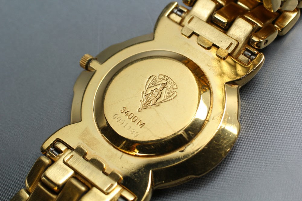 GUCCI 3400M Black Quartz 30mm Men's Watch