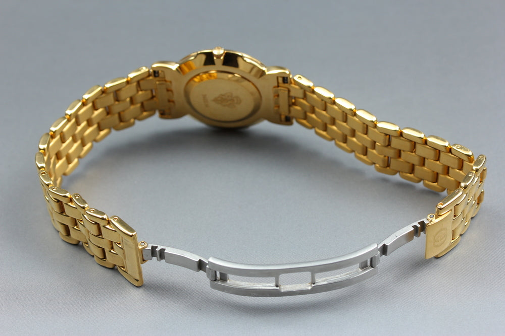 Near MINT GUCCI 3400M Gold Quartz 30mm Men's Watch