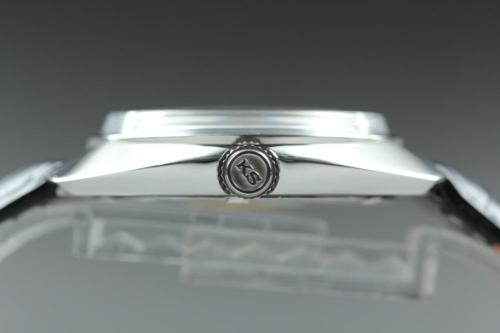 Near MINT SEIKO King Seiko 45-8010 Silver Manual 35.5mm Men's Watch 1970