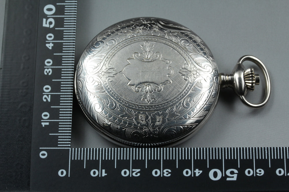 Near MINT TISSOT Sabonet T83.6.401.13 White Manual 48.6mm Men's Pocket Watch