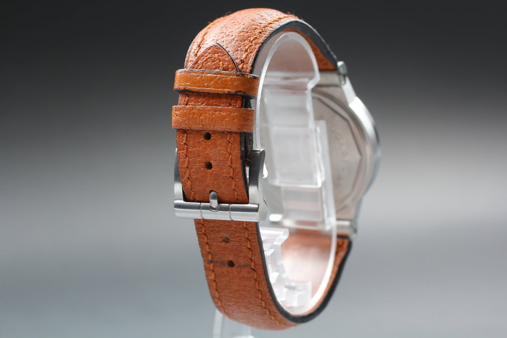 Near MINT BVLGARI Diagono LCV35S White Auto 35.4mm Men's Watch