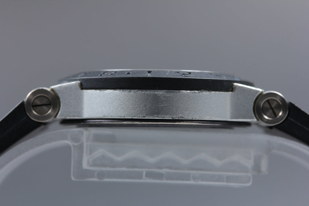 Near MINT BVLGARI Aluminum AL29TA Silver Quartz 29mm Ladies Watch