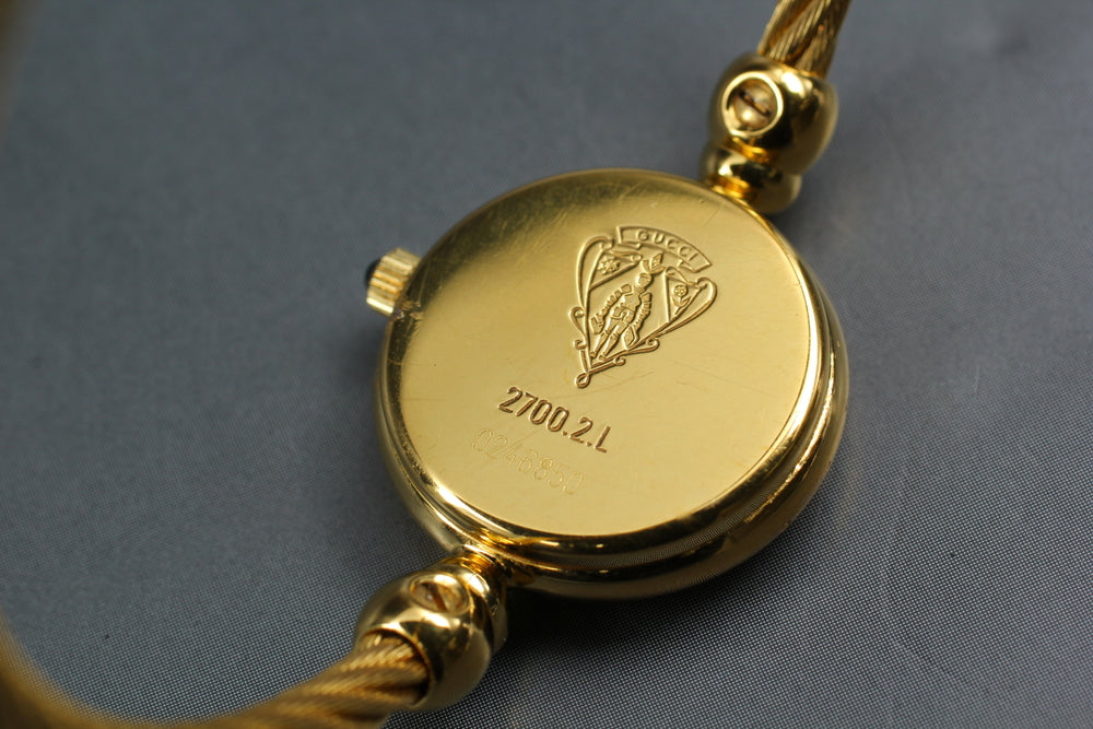 GUCCI 2700.2.L Black Quartz 19mm Ladies Watch