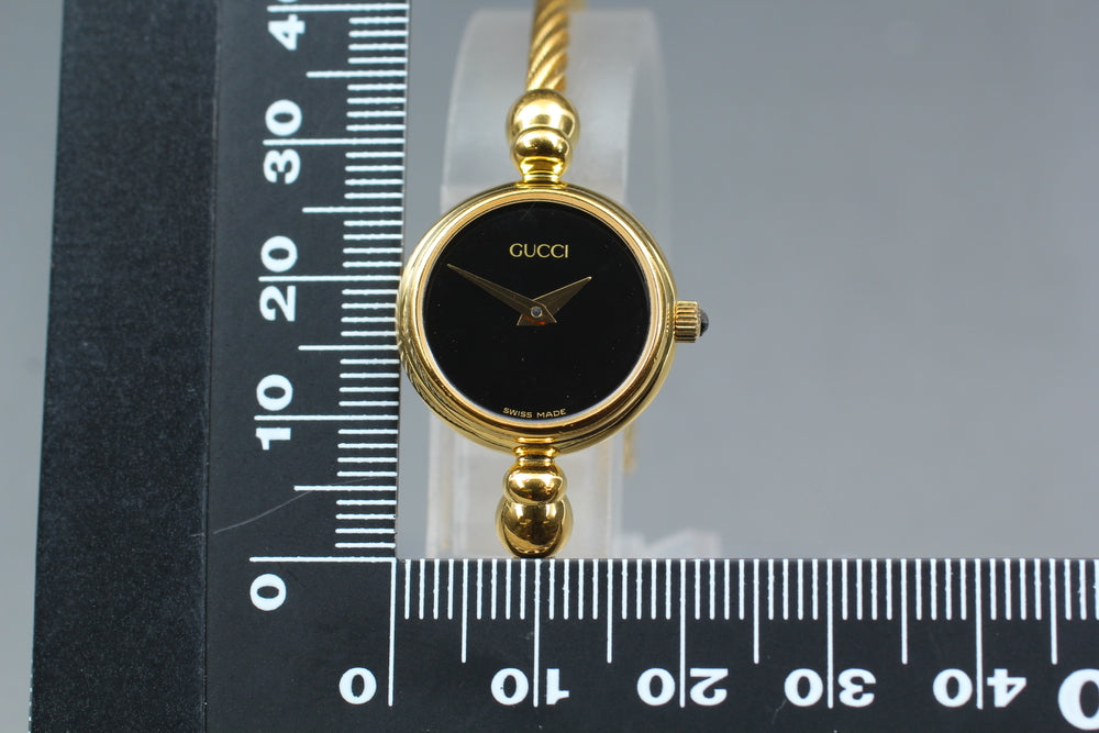 GUCCI 2700.2.L Black Quartz 19mm Ladies Watch