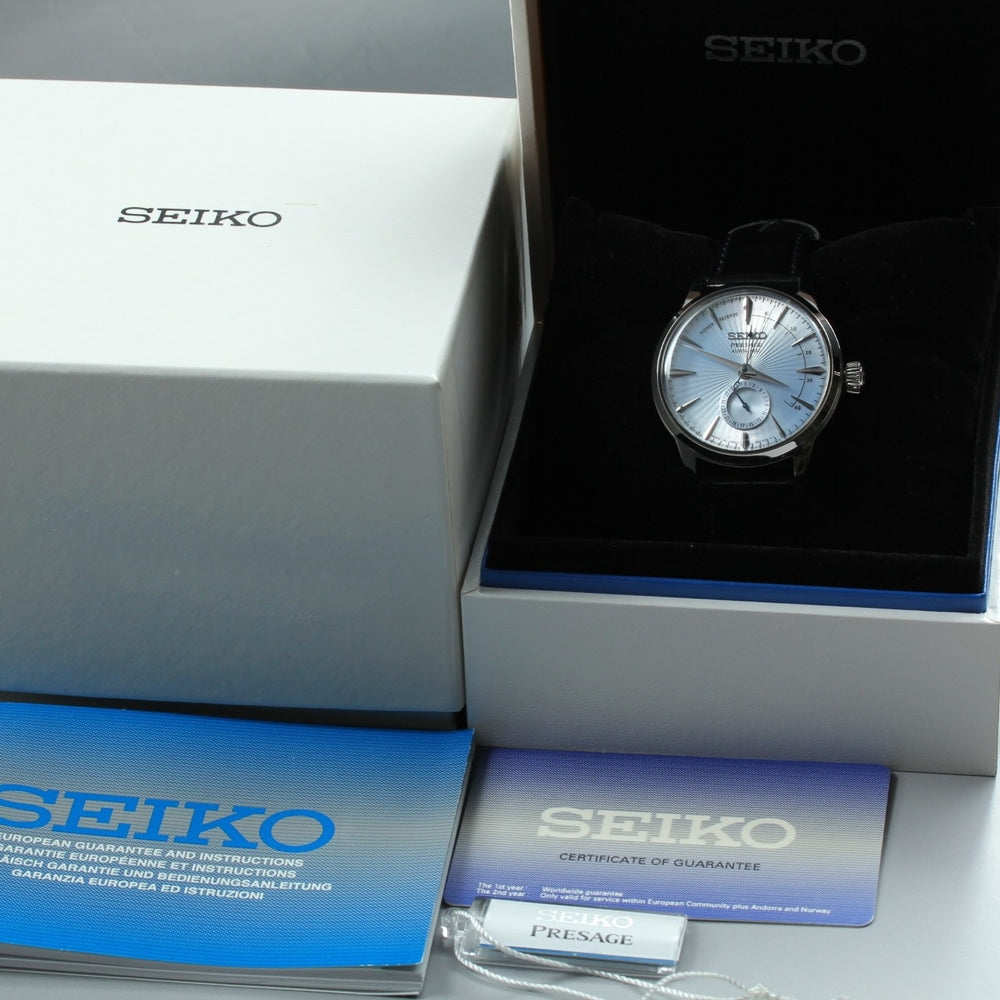 Near MINT SEIKO Presage Cocktail Time SSA343J1/4R57-00E0 Blue Auto 40mm Men's Watch