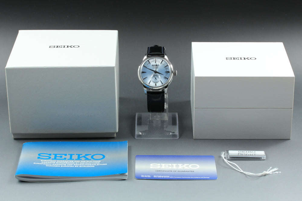 Near MINT SEIKO Presage Cocktail Time SSA343J1/4R57-00E0 Blue Auto 40mm Men's Watch