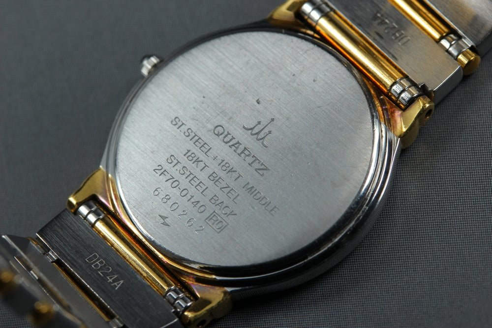 Near MINT SEIKO Credor 2F70-0140 Silver Quartz 23.3mm Ladies Watch 1996