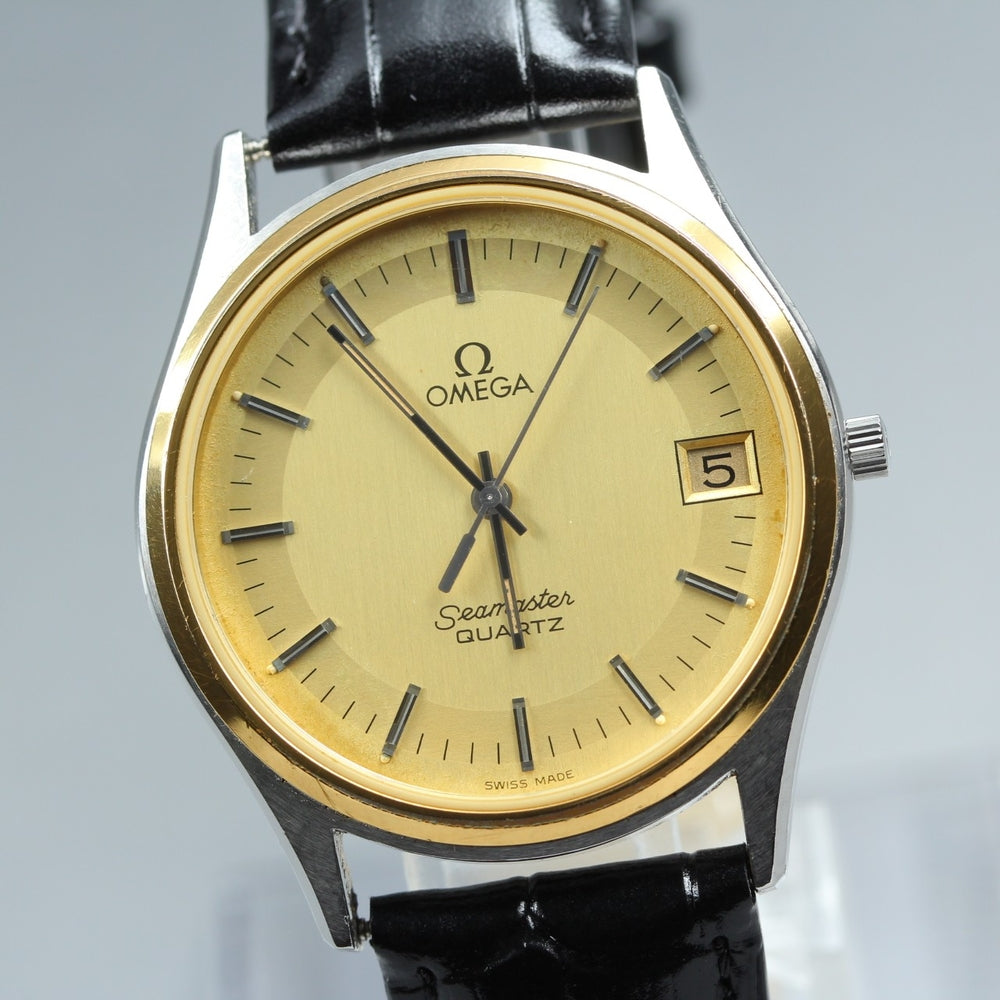 OMEGA Seamaster 196.0216 Cal.1337 Gold Quartz 34mm Men's Watch