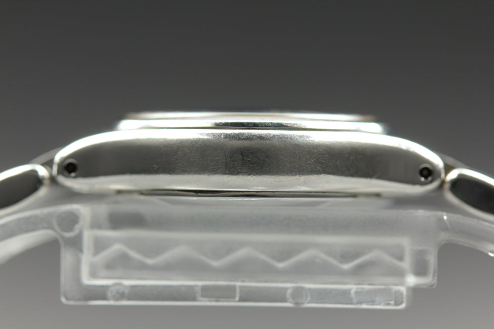 Near MINT SEIKO Credor GSBA055/4J85-0A20 Silver Quartz 25mm Ladies Watch