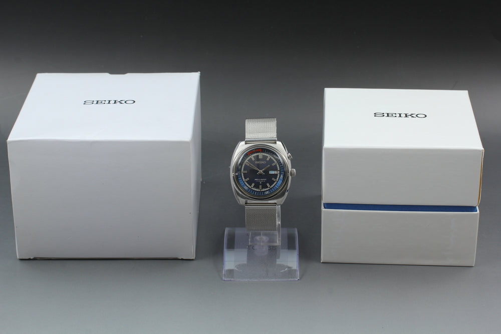 SEIKO Belmatic 4006-6040 Blue Auto 38.1mm Men's Watch 1977