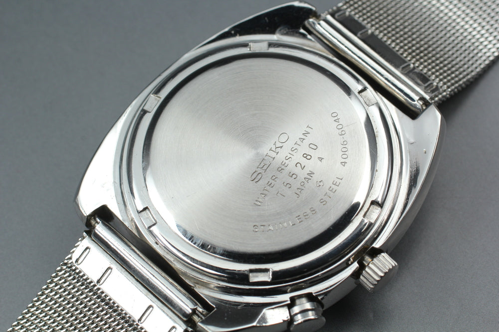 SEIKO Belmatic 4006-6040 Blue Auto 38.1mm Men's Watch 1977