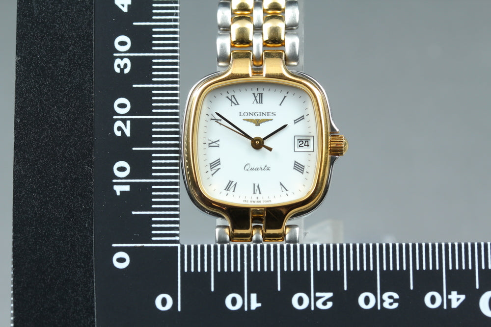 Near MINT LONGINES Flagship L152.7065 Quartz 23mm Ladies Watch