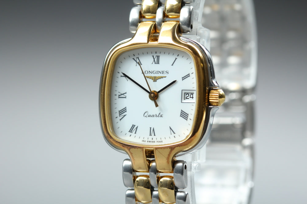 Near MINT LONGINES Flagship L152.7065 Quartz 23mm Ladies Watch