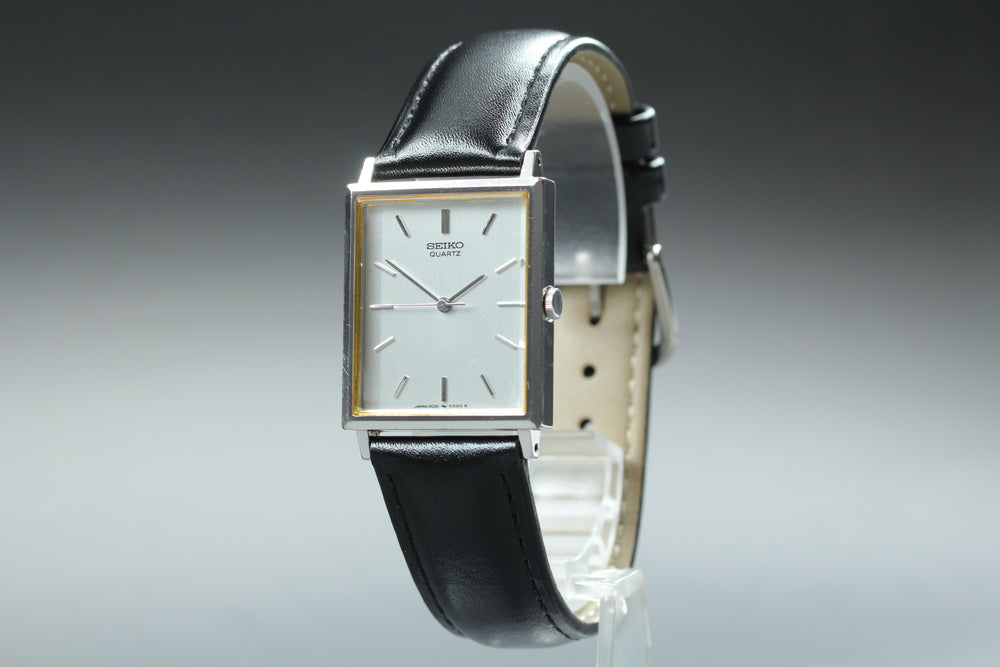 SEIKO Chariot 2C21-5180 Silver Quartz 24.4mm Men's Watch 1985