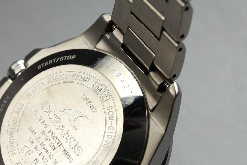 Near MINT CASIO Oceanus OCW-G1000 Black Solar 43.8mm Men's Watch – photo 11