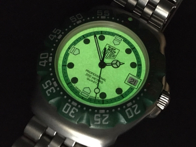 Near MINT TAG Heuer Formula 1 372.513 Yellow Quartz 34.4mm Men's Watch – photo 2