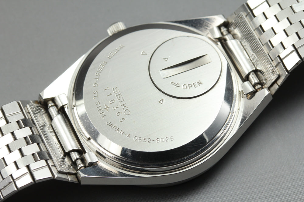 SEIKO King Quartz 0852-8025 Silver Quartz 35.8mm Men's Watch 1977 – photo 4