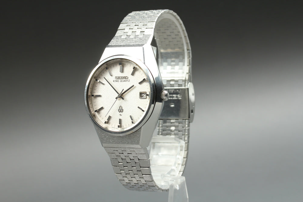 SEIKO King Quartz 0852-8025 Silver Quartz 35.8mm Men's Watch 1977 – photo 2