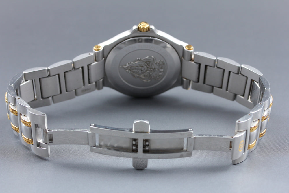 Near MINT GUCCI 9040M Black Quartz 34.2mm Men's Watch
