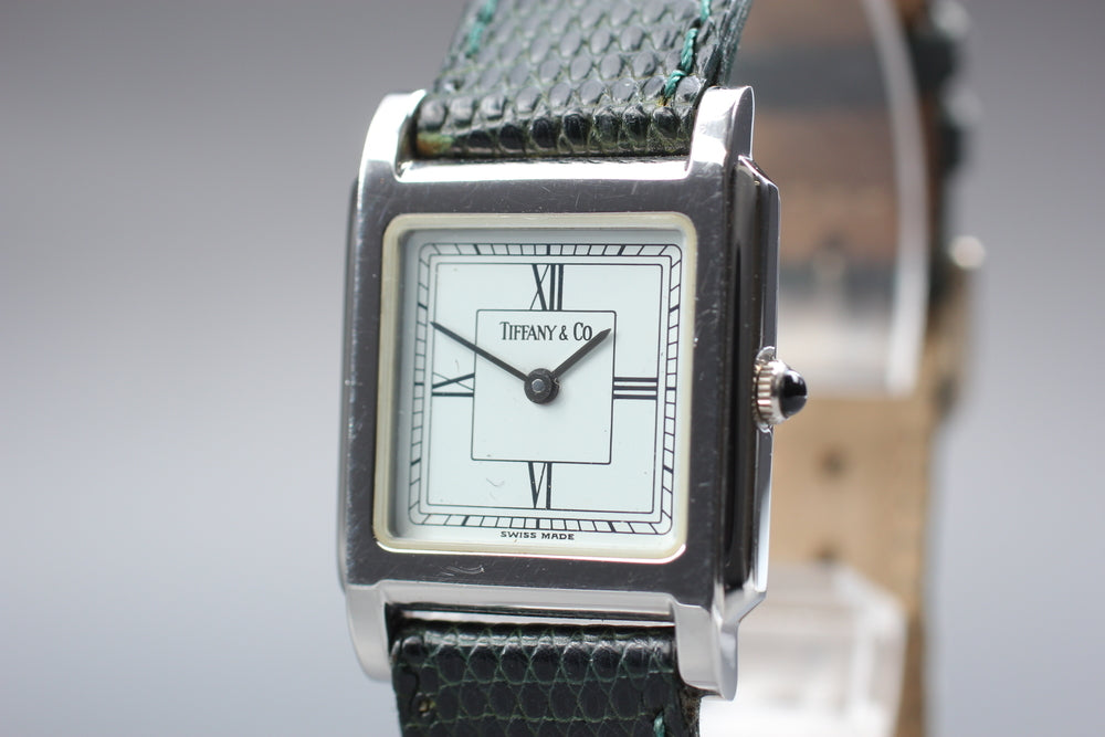 TIFFANY&Co. Classic Square White Quartz 22.9mm Ladies Watch