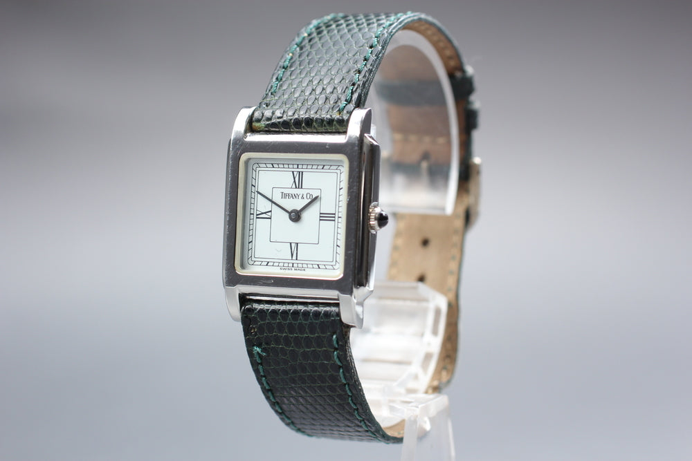TIFFANY&Co. Classic Square White Quartz 22.9mm Ladies Watch