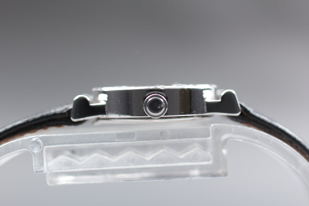 Near MINT TIFFANY&Co. Atlas Mini S0640 Silver Quartz 19mm Ladies Watch