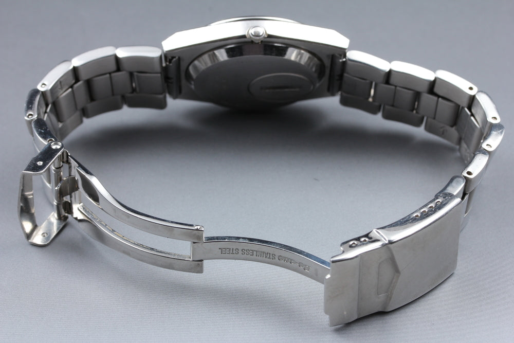 SEIKO Grand Quartz 9943-8000 Silver Quartz 34.9mm Men's Watch 1978