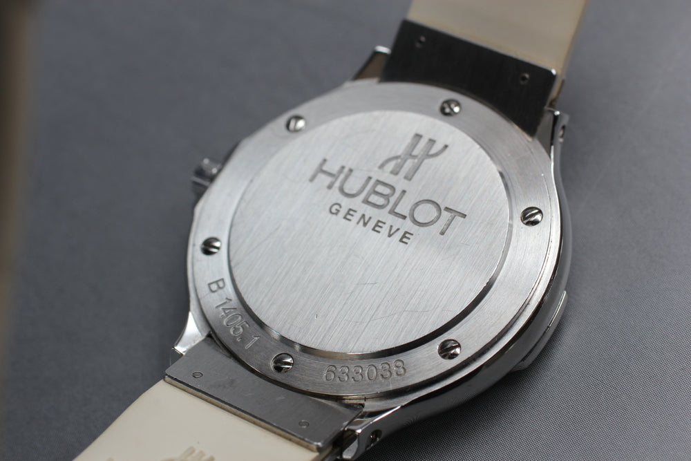 Near MINT HUBLOT Classic Tradition B1405.1 Beige Quartz 32.3mm Ladies Watch