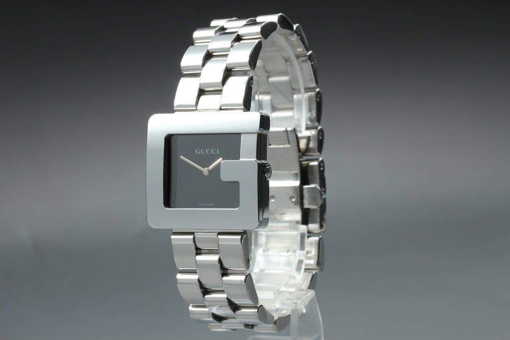 Near MINT GUCCI 3600M Black Quartz 31.4mm Men's Watch