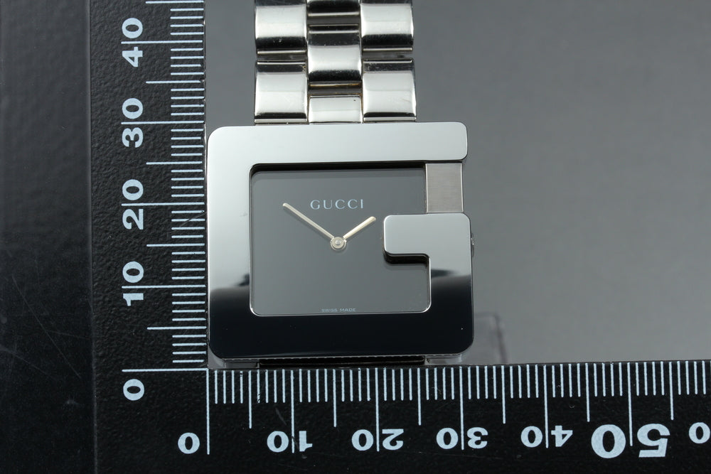 Near MINT GUCCI 3600M Black Quartz 31.4mm Men's Watch