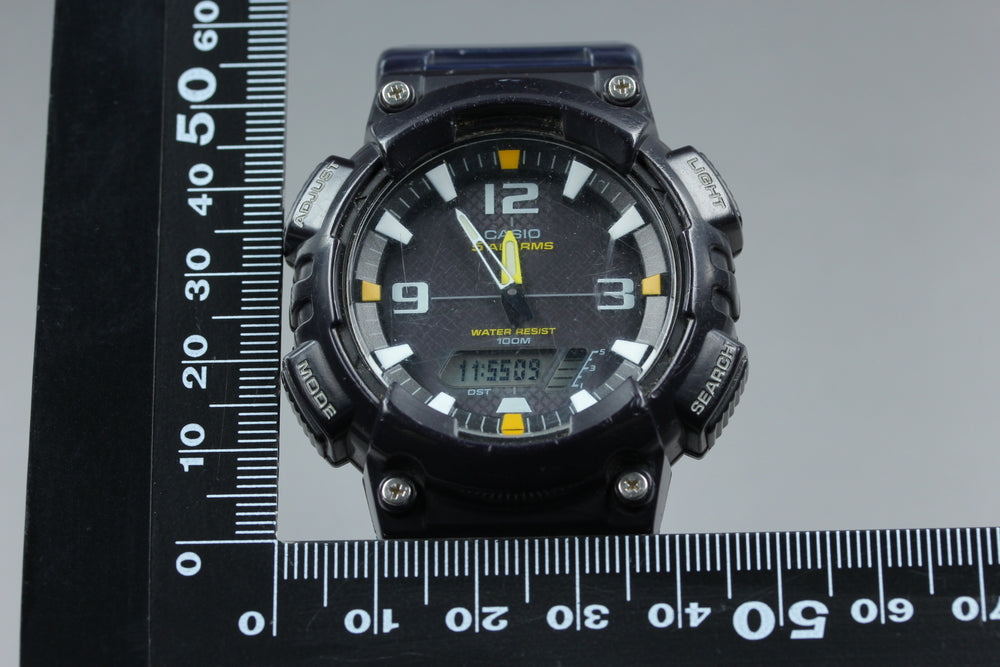CASIO AQ-S810W Black Quartz 45mm Men's Watch