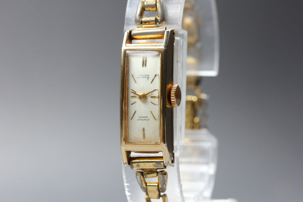 CITIZEN Dressy D40701A Silver/Gold Manual 11mm Ladies Watch