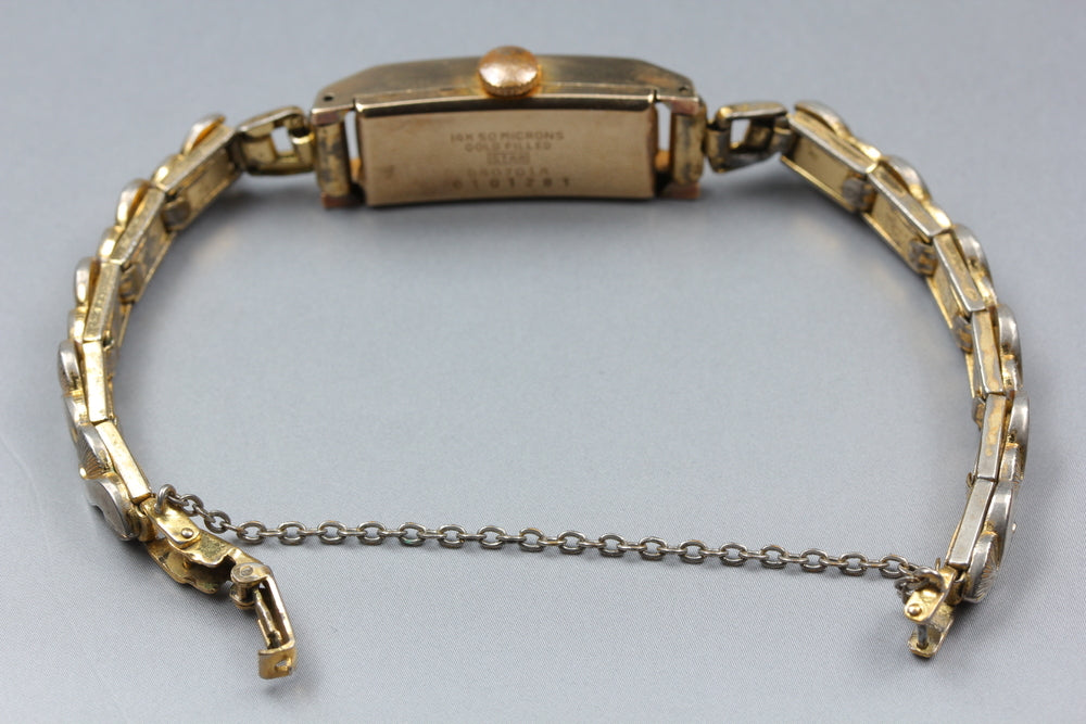 CITIZEN Dressy D40701A Silver/Gold Manual 11mm Ladies Watch