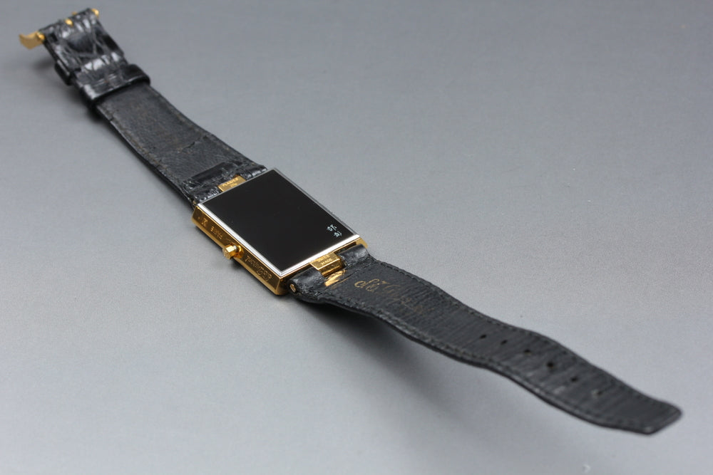 ST Dupont Black Quartz 24mm Men's Watch