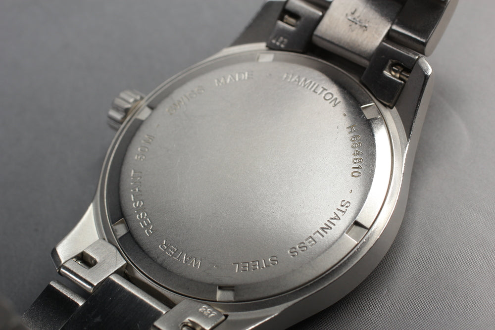 HAMILTON Khaki H684810 Black Quartz 37mm Men's Watch