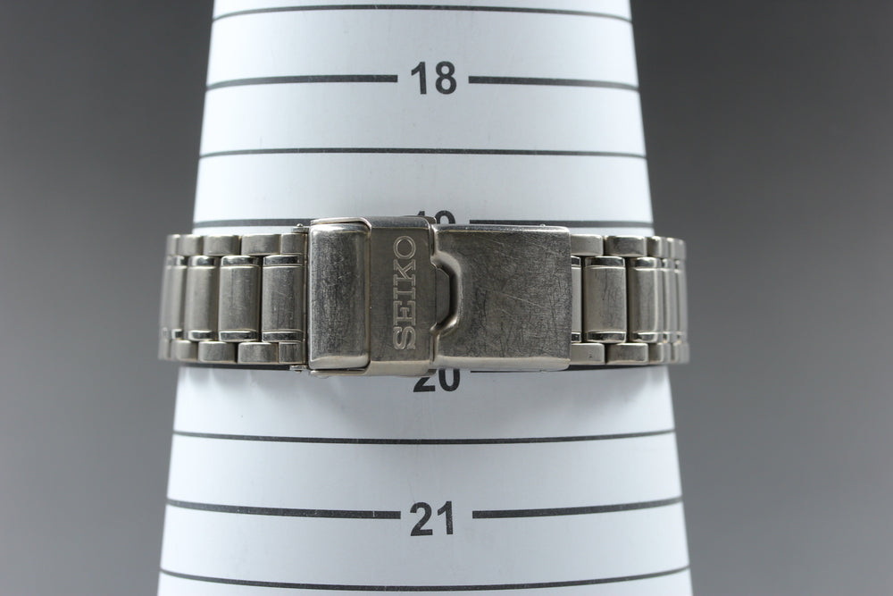 Near MINT SEIKO LANDMASTER SUMMITER SBCN003/7K32-0A10 Black Quartz 42mm Men's Watch 1992