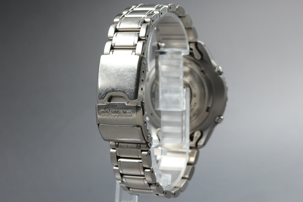 Near MINT SEIKO LANDMASTER SUMMITER SBCN003/7K32-0A10 Black Quartz 42mm Men's Watch 1992