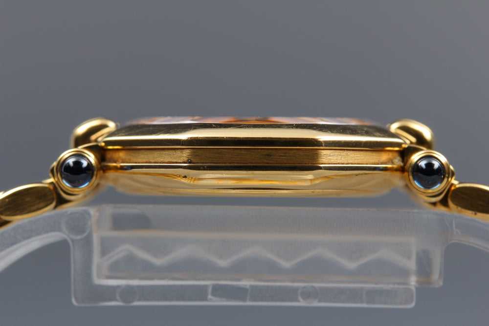 Near MINT Christian Dior 64151 Gold Quartz 25mm Ladies Watch