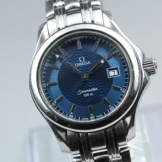OMEGA Seamaster 2571.81 Cal.1424 Blue Quartz 28mm Ladies Watch